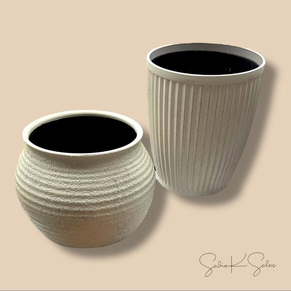 14" Sun Bleached Composite Indoor Outdoor Planter Pot - Threshold Studio McGee - Picture 6 of 7